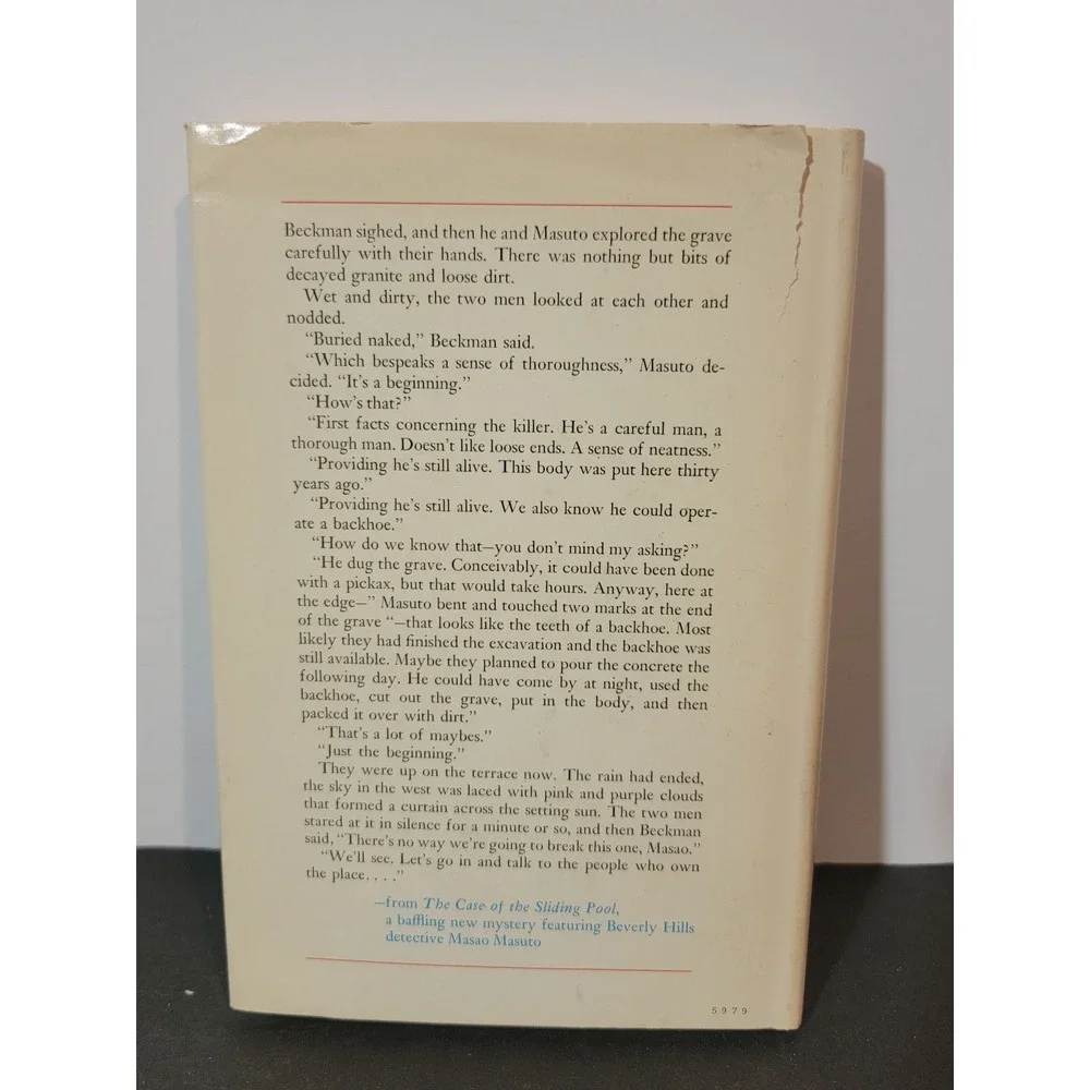 The Case of the Sliding Pool E.V.‎ Cunningham 1981 Masao Masuto Mystery